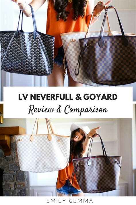 lv neverfull vs goyard|goyard vs lv.